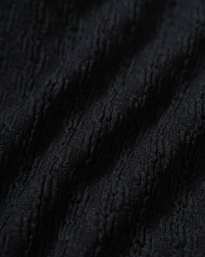 Conjunto de Bikini Triángulo U Negro con Contraste