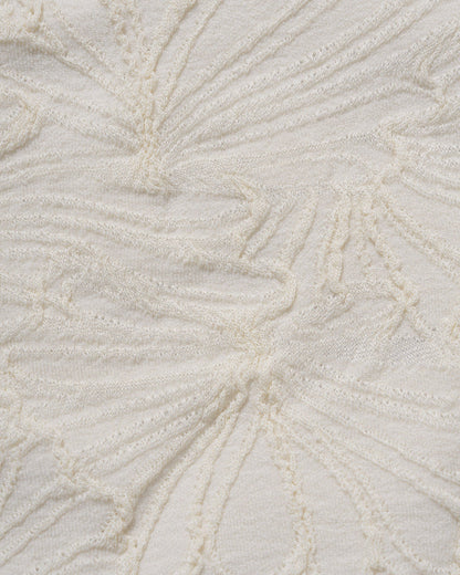 Conjunto de Bikini con Aros en Jacquard Beige