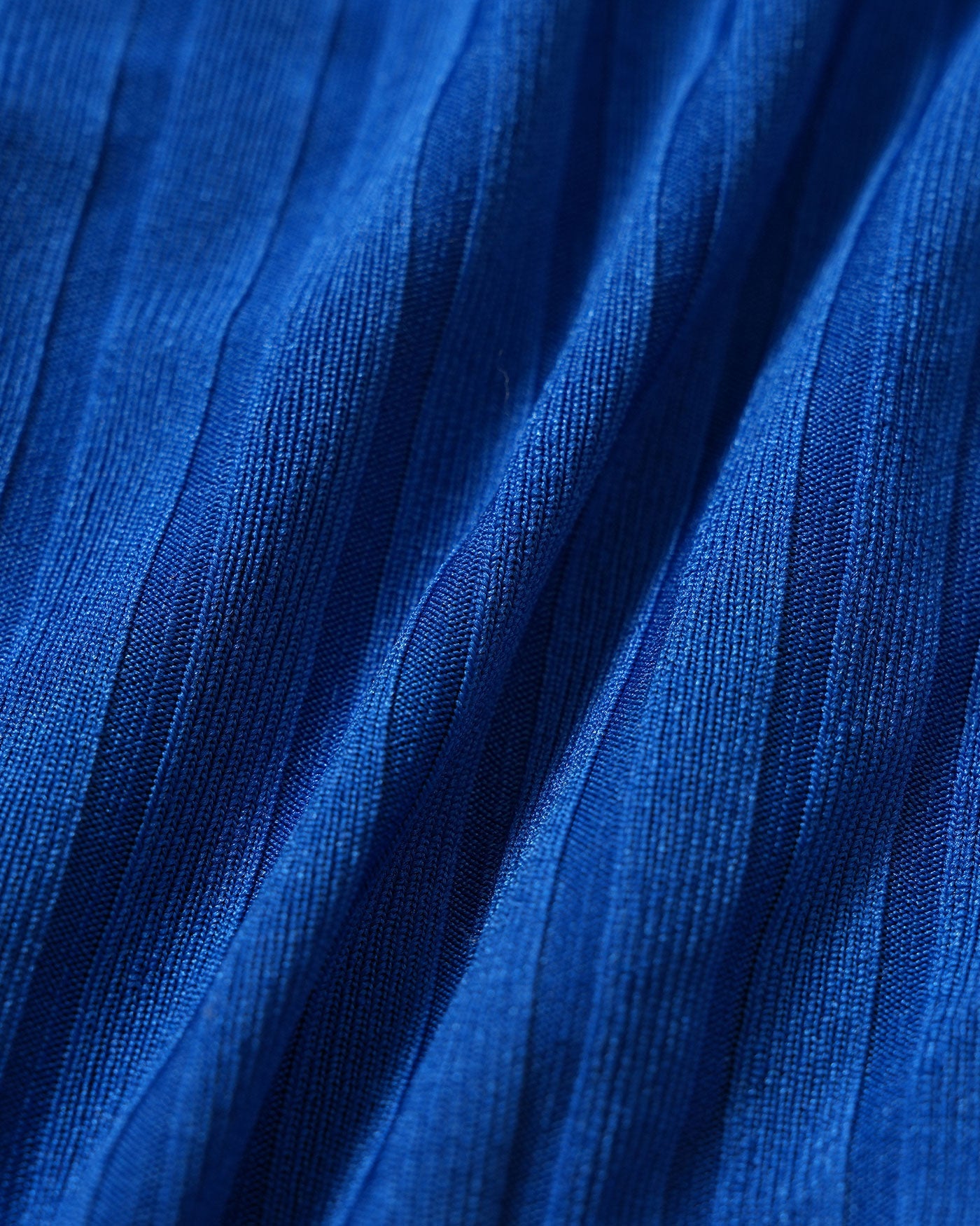 Conjunto de Bikini Triangular Texturizado Azul