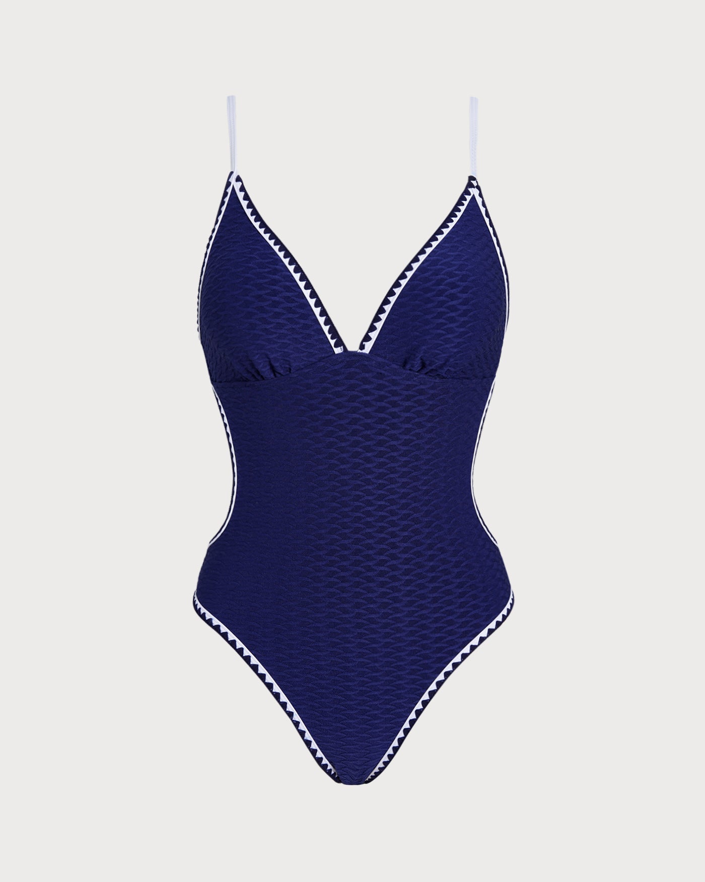 Bralette Azul X Cross Traje de Baño de Una Pieza