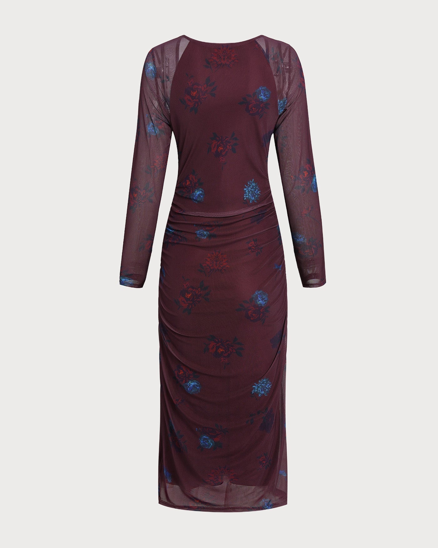 Vestido Midi Floral Violeta