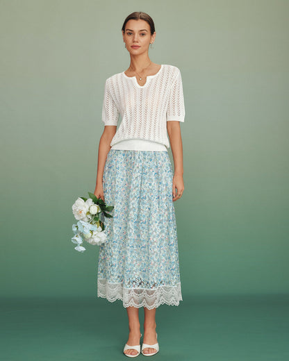 Suéter Texturizado Viscoso Off White