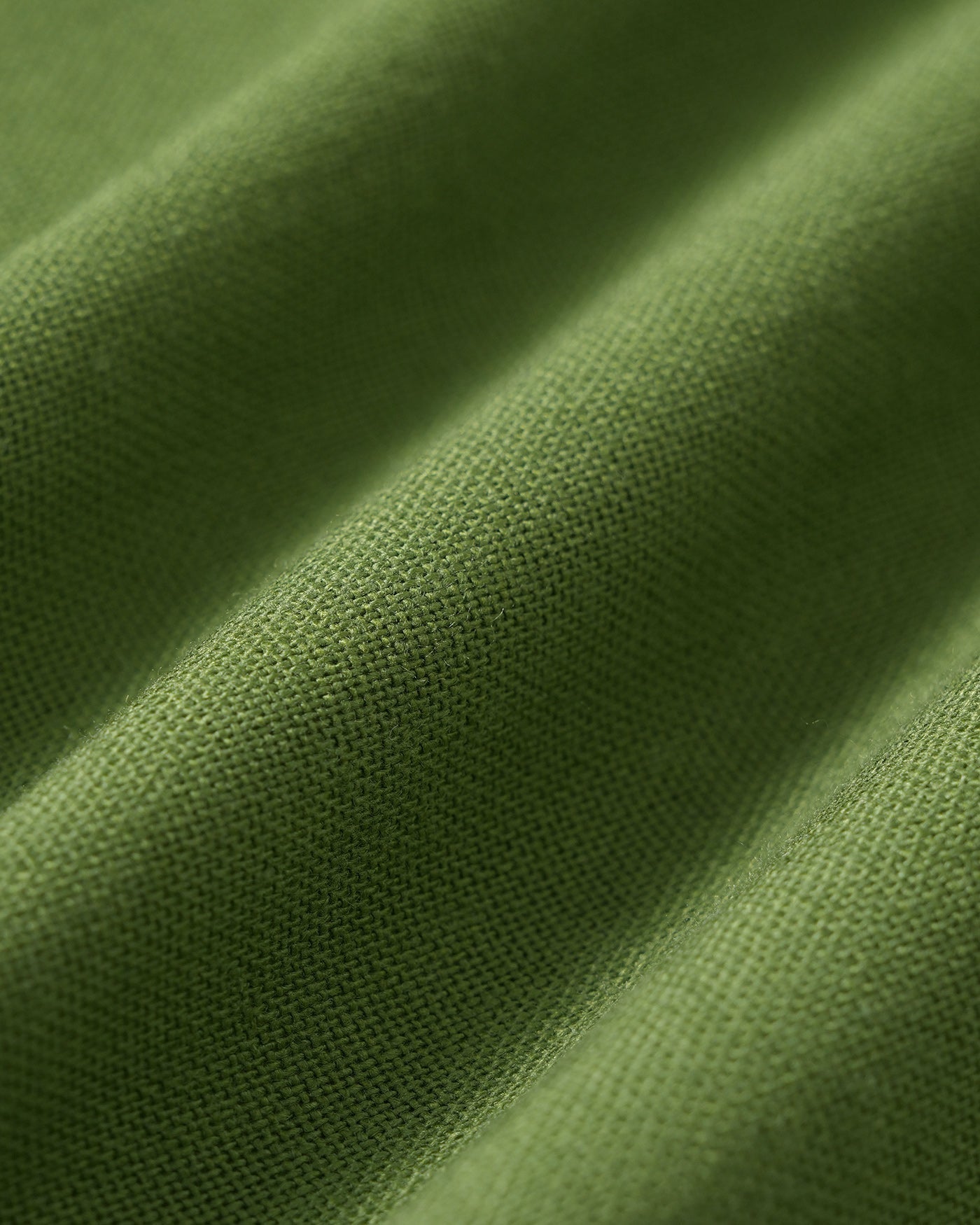 Falda Midi Sólida Verde con Cinta