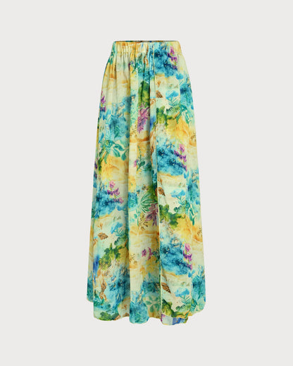 Cubierta Floral con Cintura Elástica
