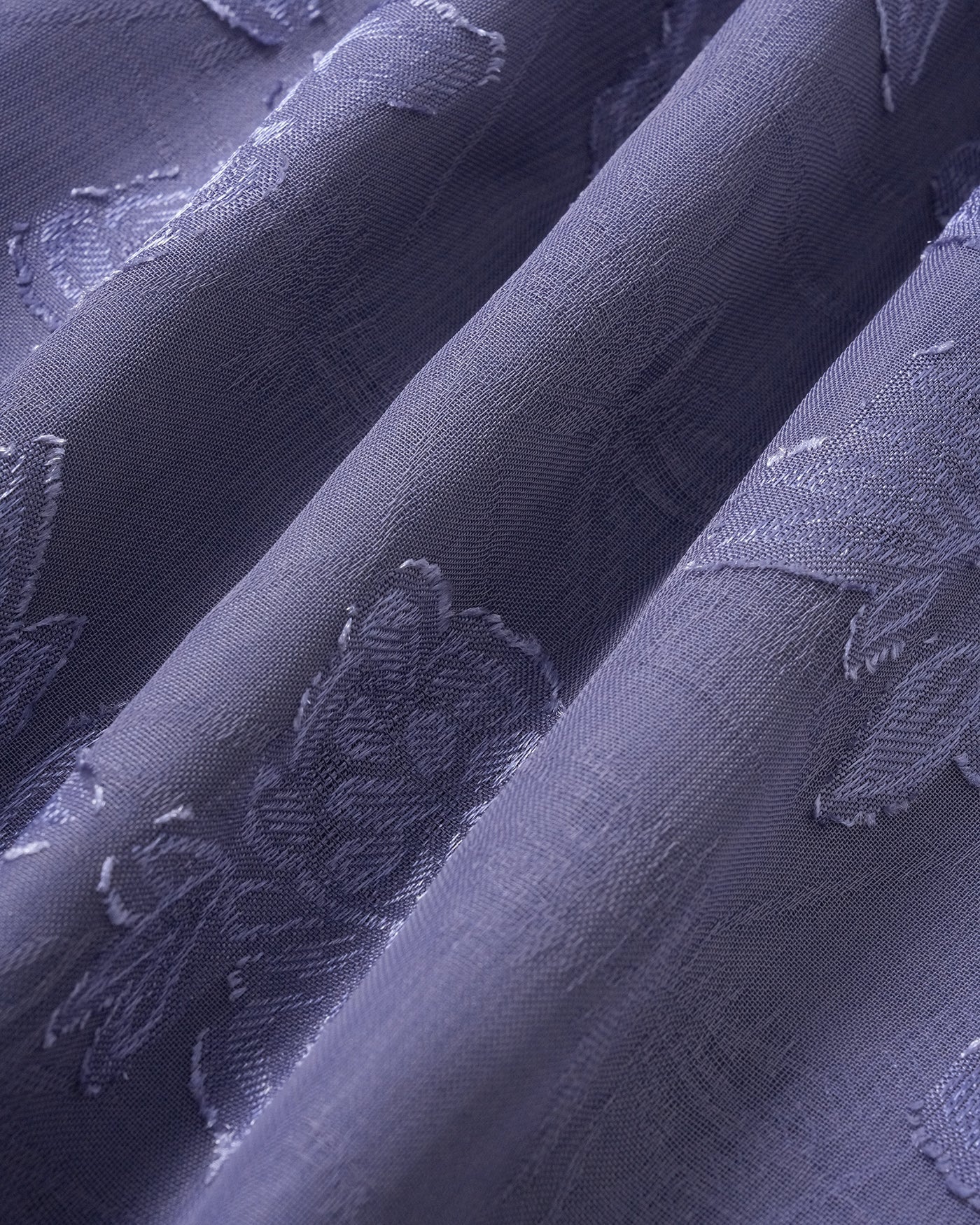 Vestido Maxi de Jacquard Azul