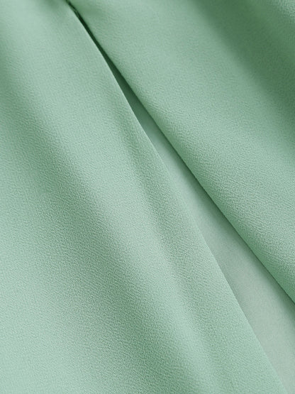 Vestido Maxi Sin Espalda A-Line Verde