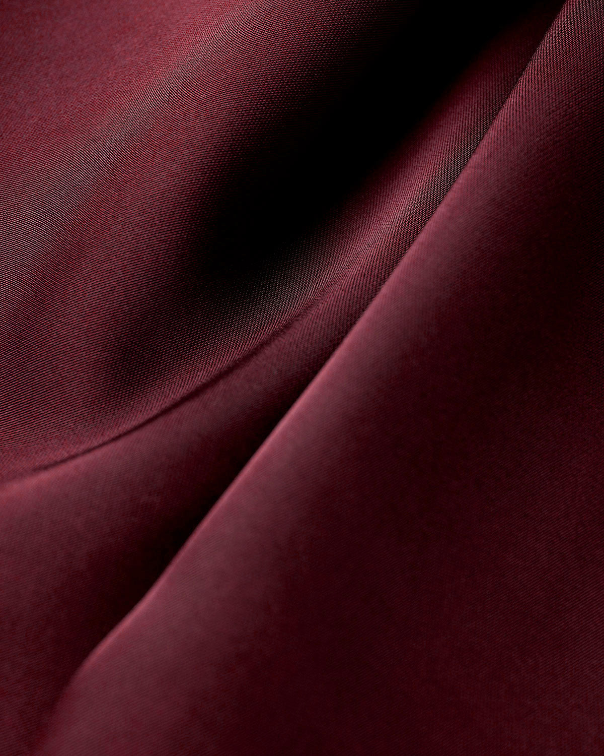 Vestido Maxi A-Line de Satén Rojo Vino