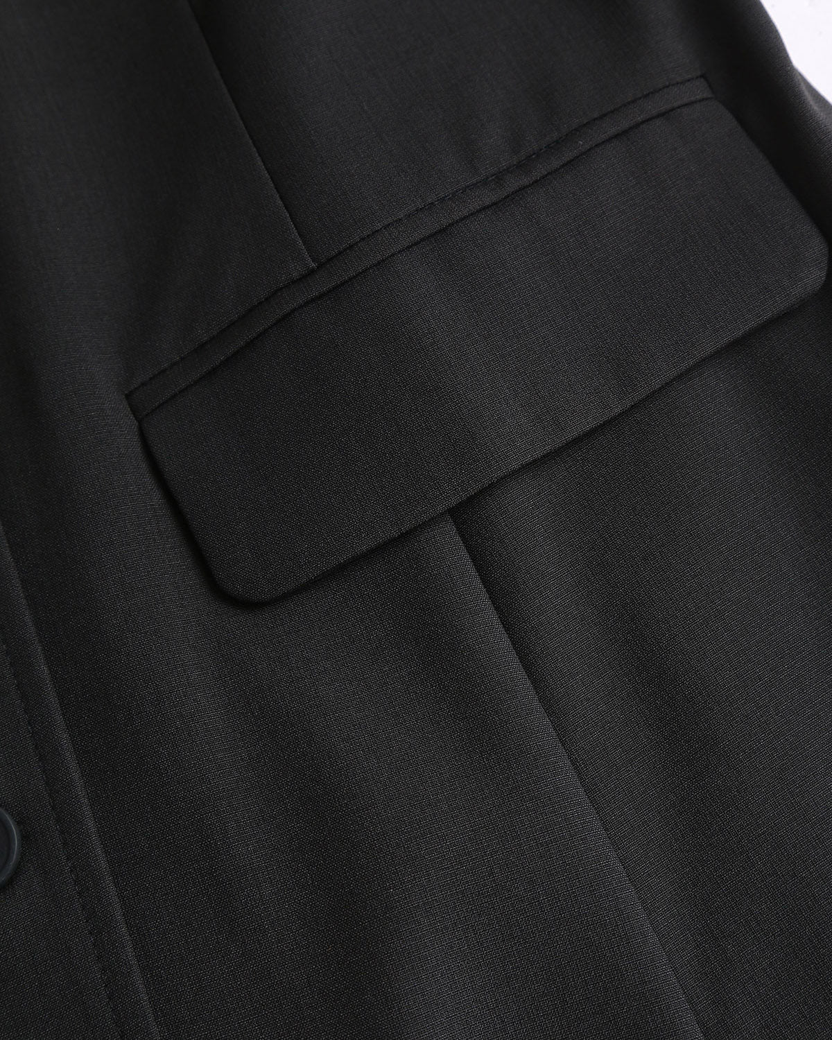 Vestido Midi Sin Mangas con Cinturón y Escote en V Negro