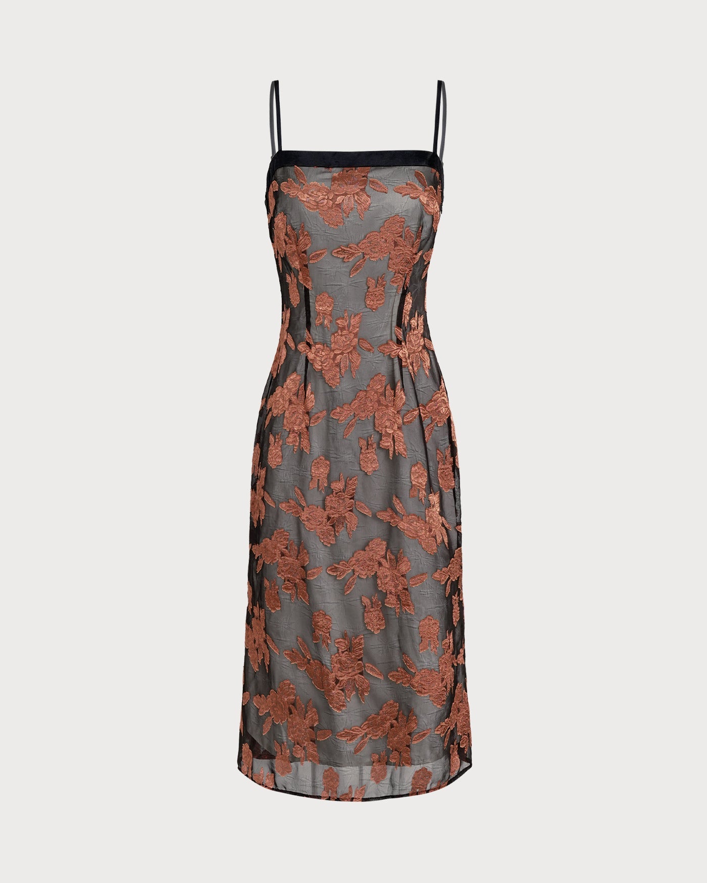 Vestido Midi Floral de Caramelo