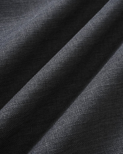 Vestido Midi Sin Mangas de Cuello Barco Gris
