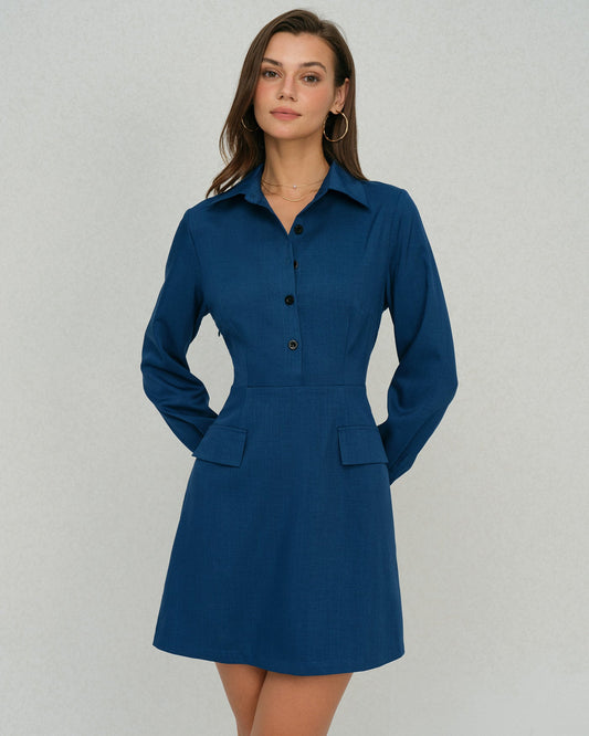 Vestido Mini A-Line de Trabajo