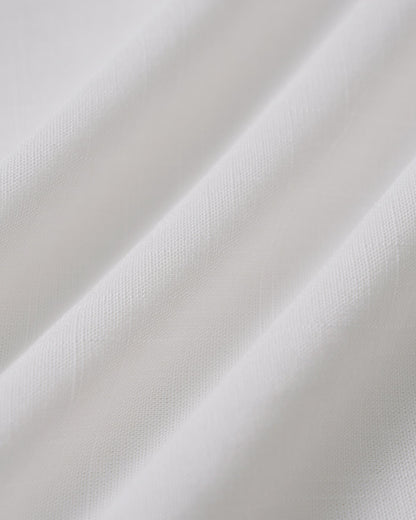 Falda Midi Blanca Acampanada