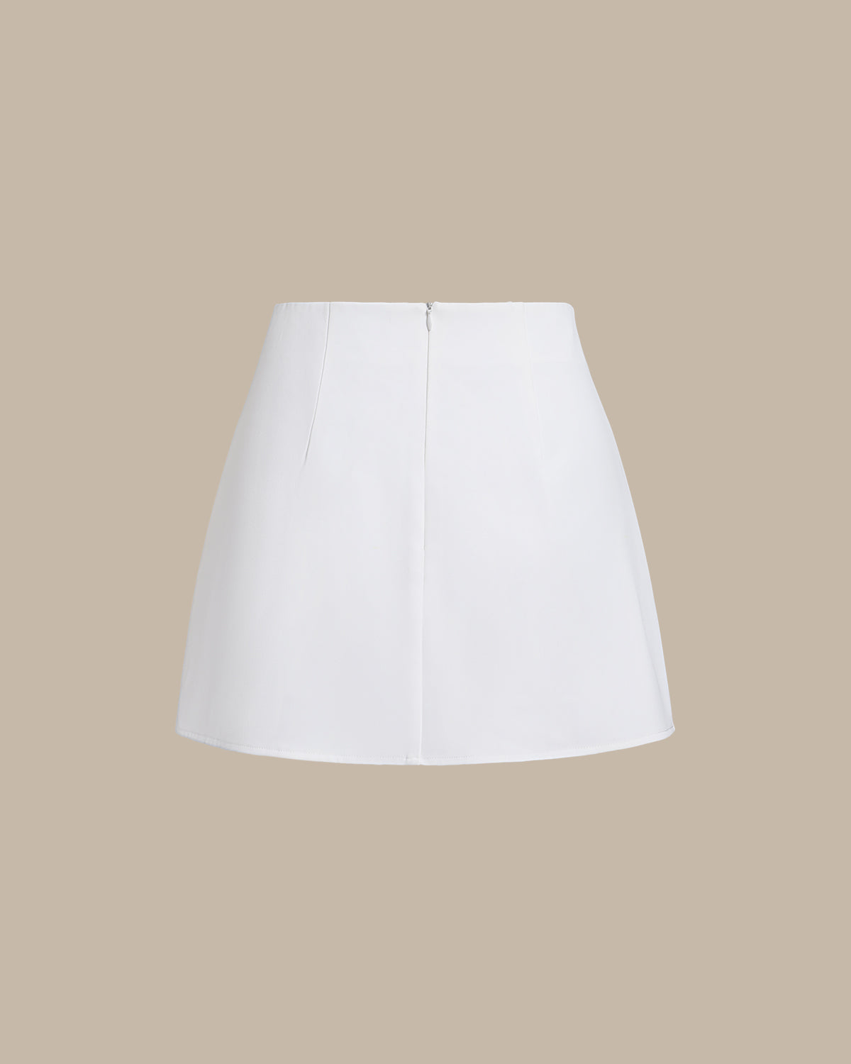 Falda Mini Irregular Blanca