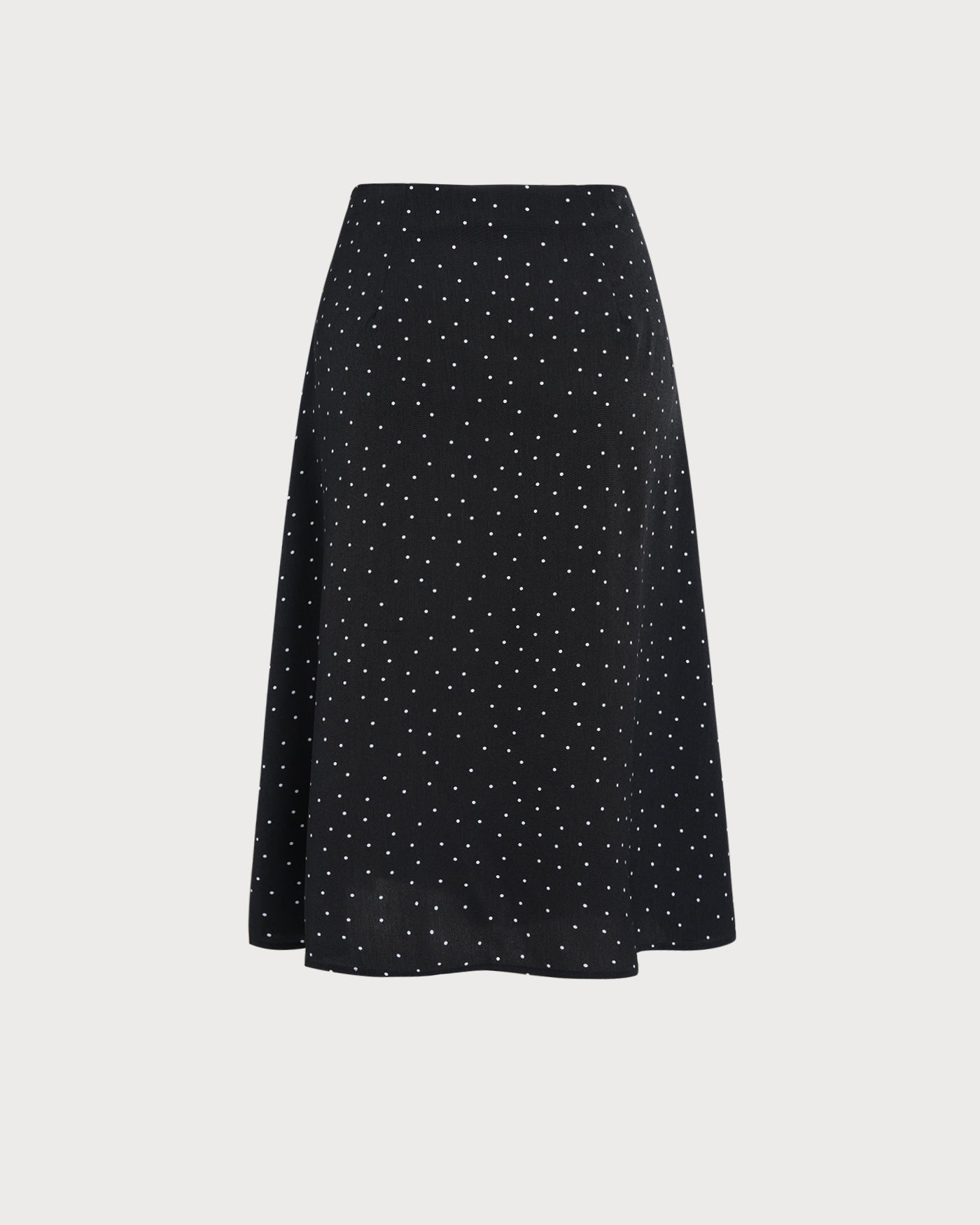 Falda Midi de Lunares Negros