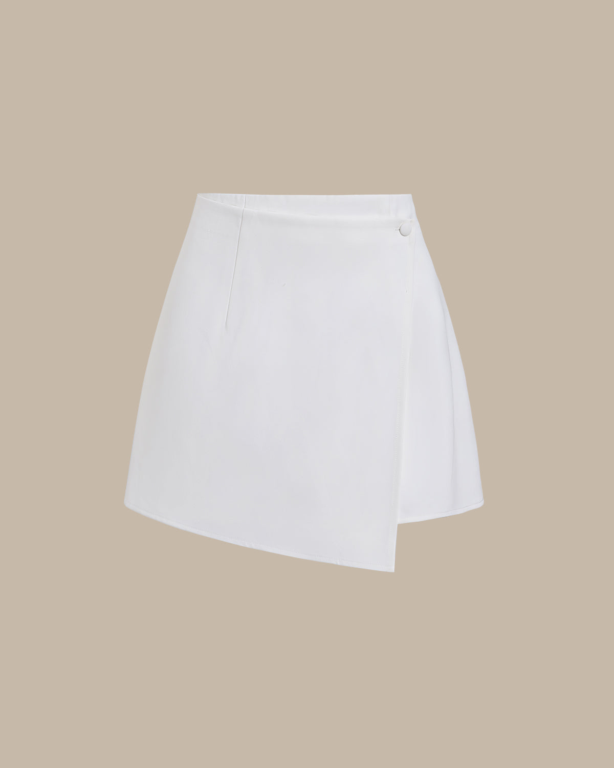 Falda Mini Irregular Blanca
