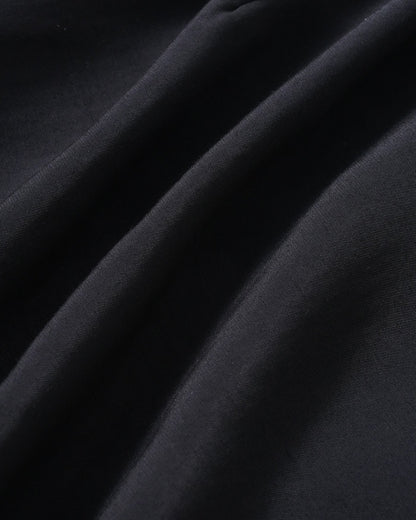 Blusa de Encaje Negra con Cuello en V