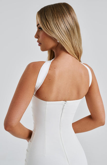 Długa sukienka Yulia - Kremowa